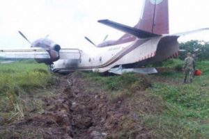 Antonov AN-32B damage