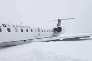 Embraer ERJ-145XR runway excursion