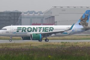 Frontier Airlines plane