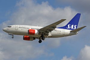 SAS aircraft Boeing 737-683