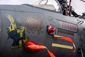 United States Air Force Decorate The Nose Of Their F-15 Eagle For Halloween8