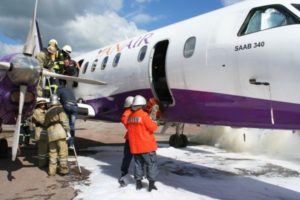 Zhytomyr Airport Saab